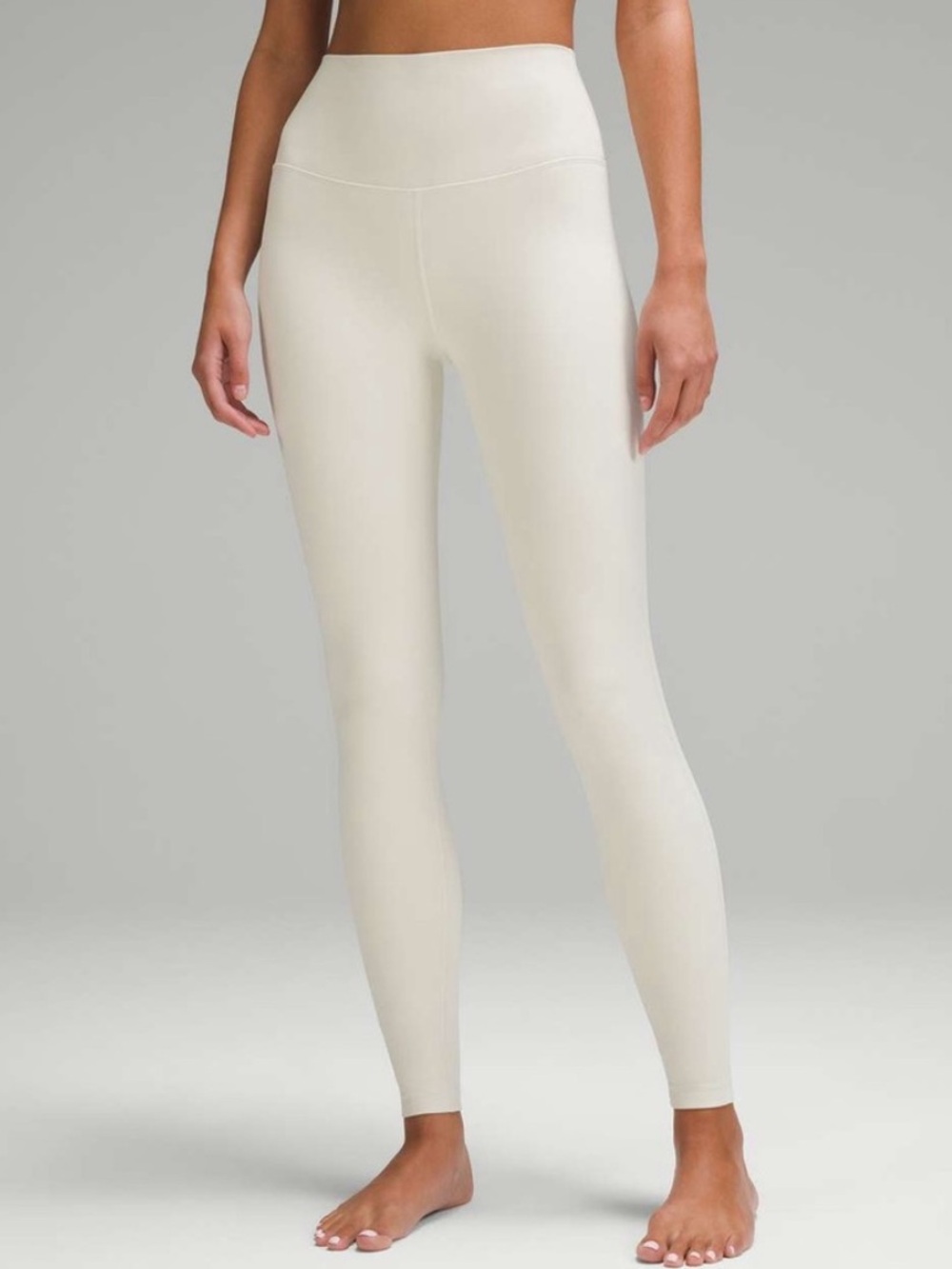 Lululemon Align High Rise Leggings 28" in Bone size 8 NWT